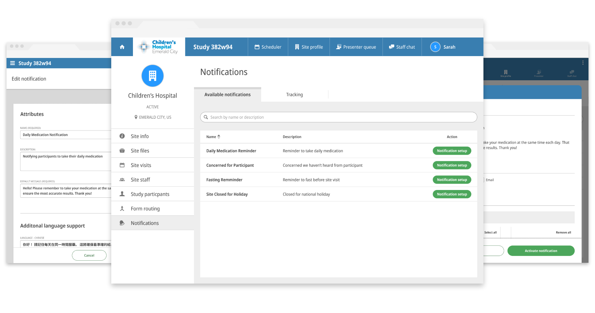 Signant Health - Configurable Notifications Image